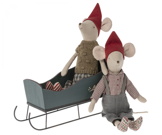 Sleigh, Medium - Green