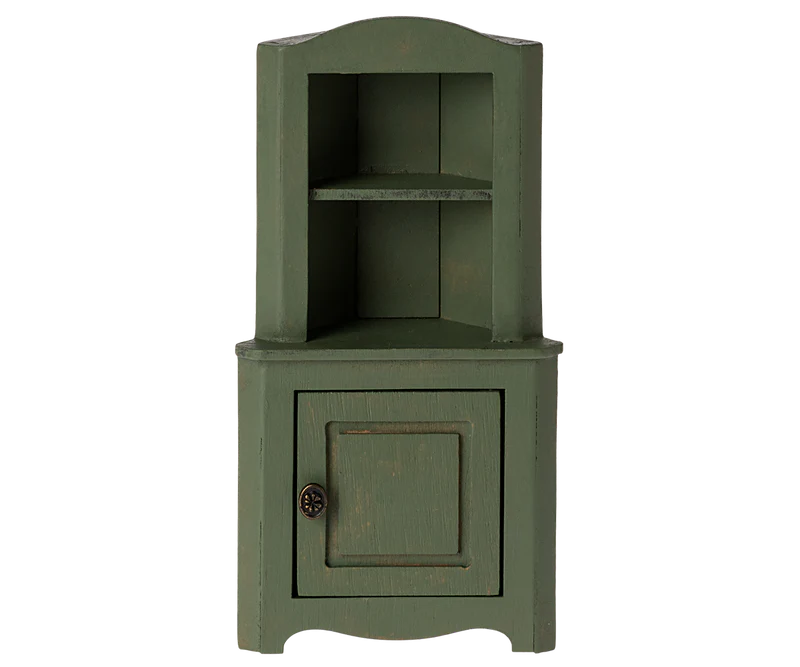 Corner Cabinet - Mouse - Dark Green