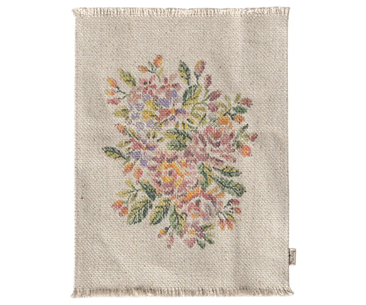 Rug, Miniature, Large- Flowers
