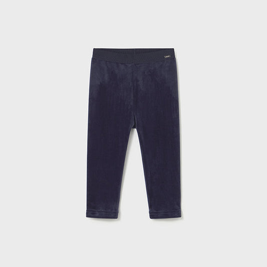 Velvet Leggings - Navy