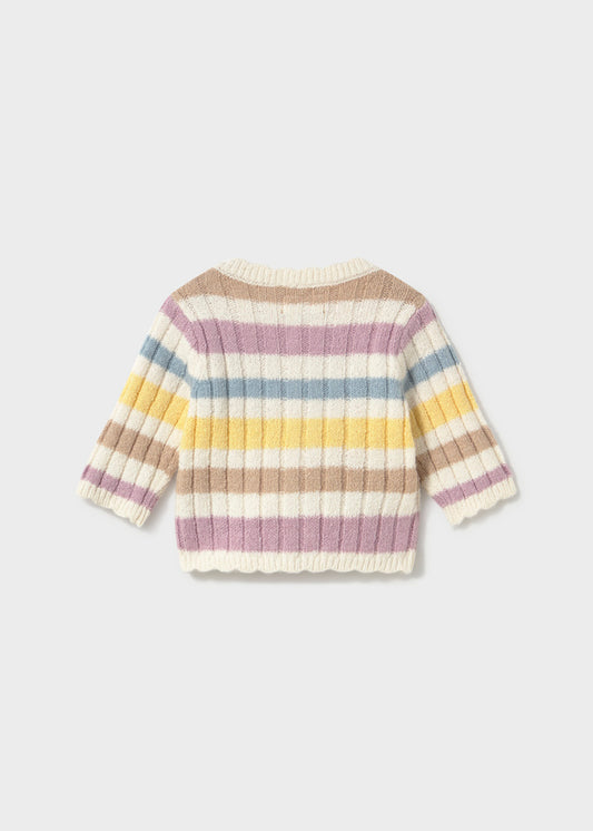 Megan Striped Cardigan
