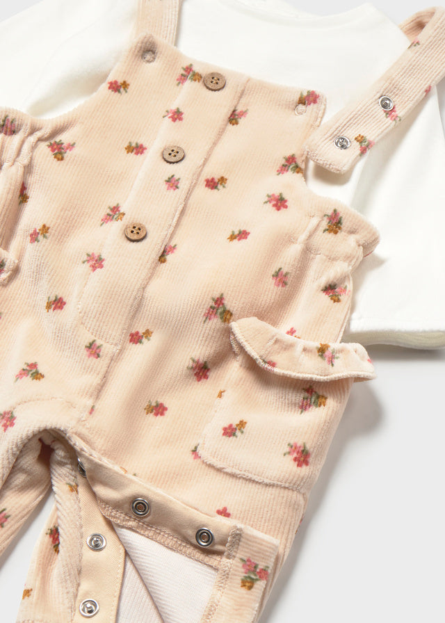 Jane Cord Baby Overall + Top Set