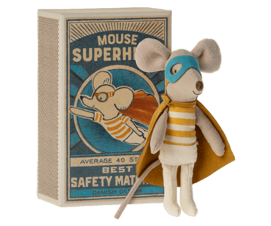 Super Hero Mouse- Little Brother in Matchbox