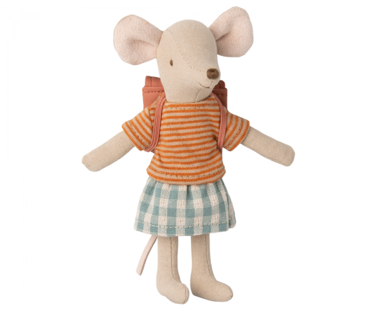 Clothes and Bag, Big Sister Mouse - Old Rose