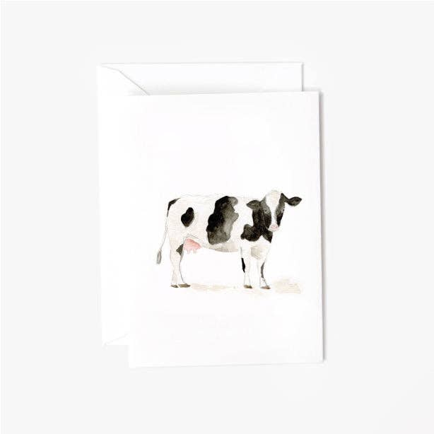 emily lex studio - Cow mini notecard