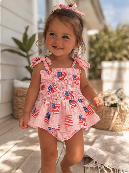 American Flag Bubble Dress