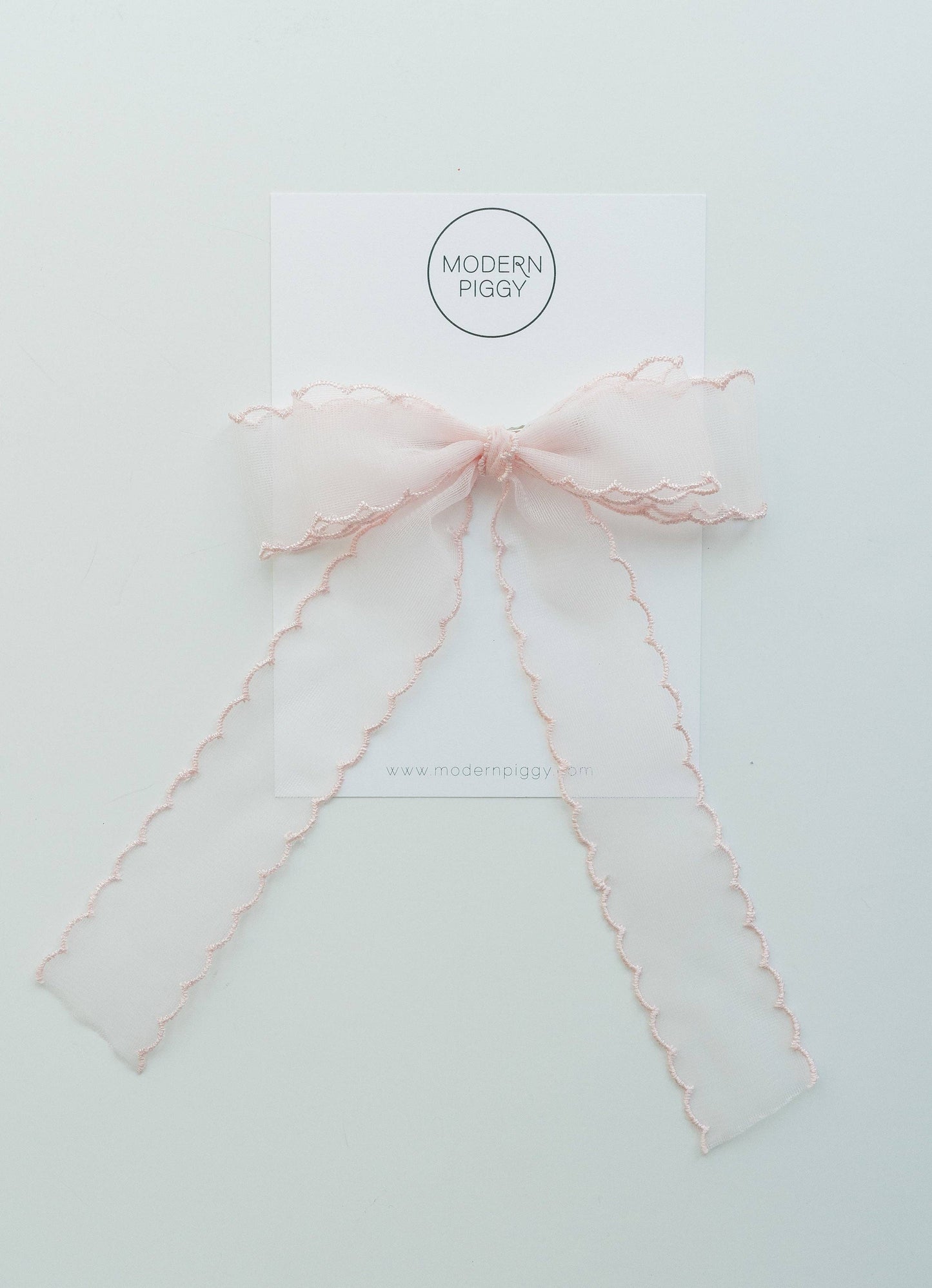 Pink Mist | Statement Ribbon Bow