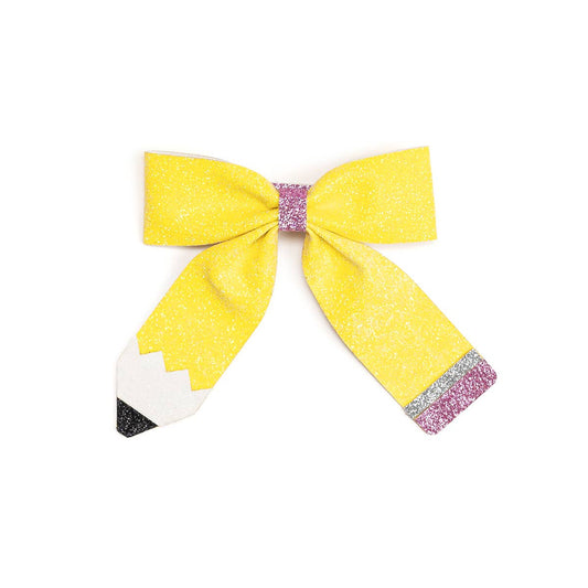Coquette Pencil Bow Clip