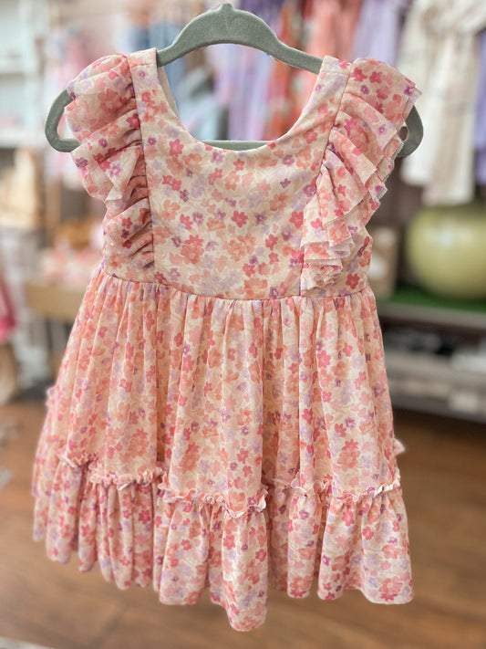 Floral Flounce Dress