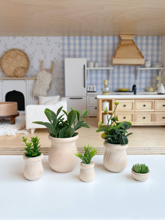 Macy Mae Dollhouse Designs - Dollhouse Potted Plant | Various Sizes + Styles