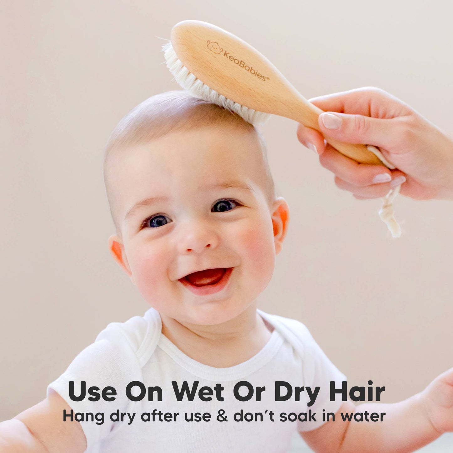 Baby Hair Brush - Walnut
