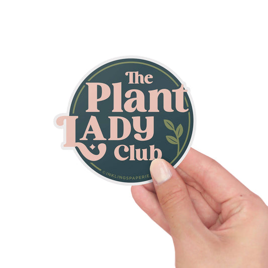 Inklings Paperie - Vinyl Sticker - Plant Lady Club