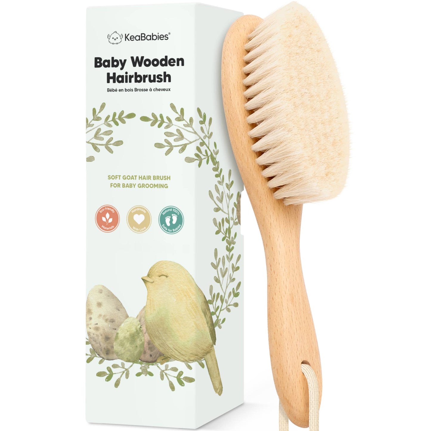 Baby Hair Brush - Walnut