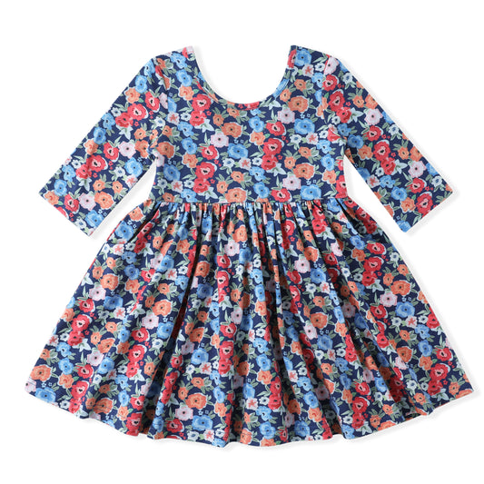 Fall Blooms Twirl Dress