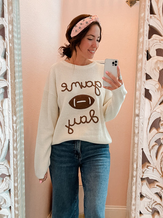 Game Day Knit Adult Sweater