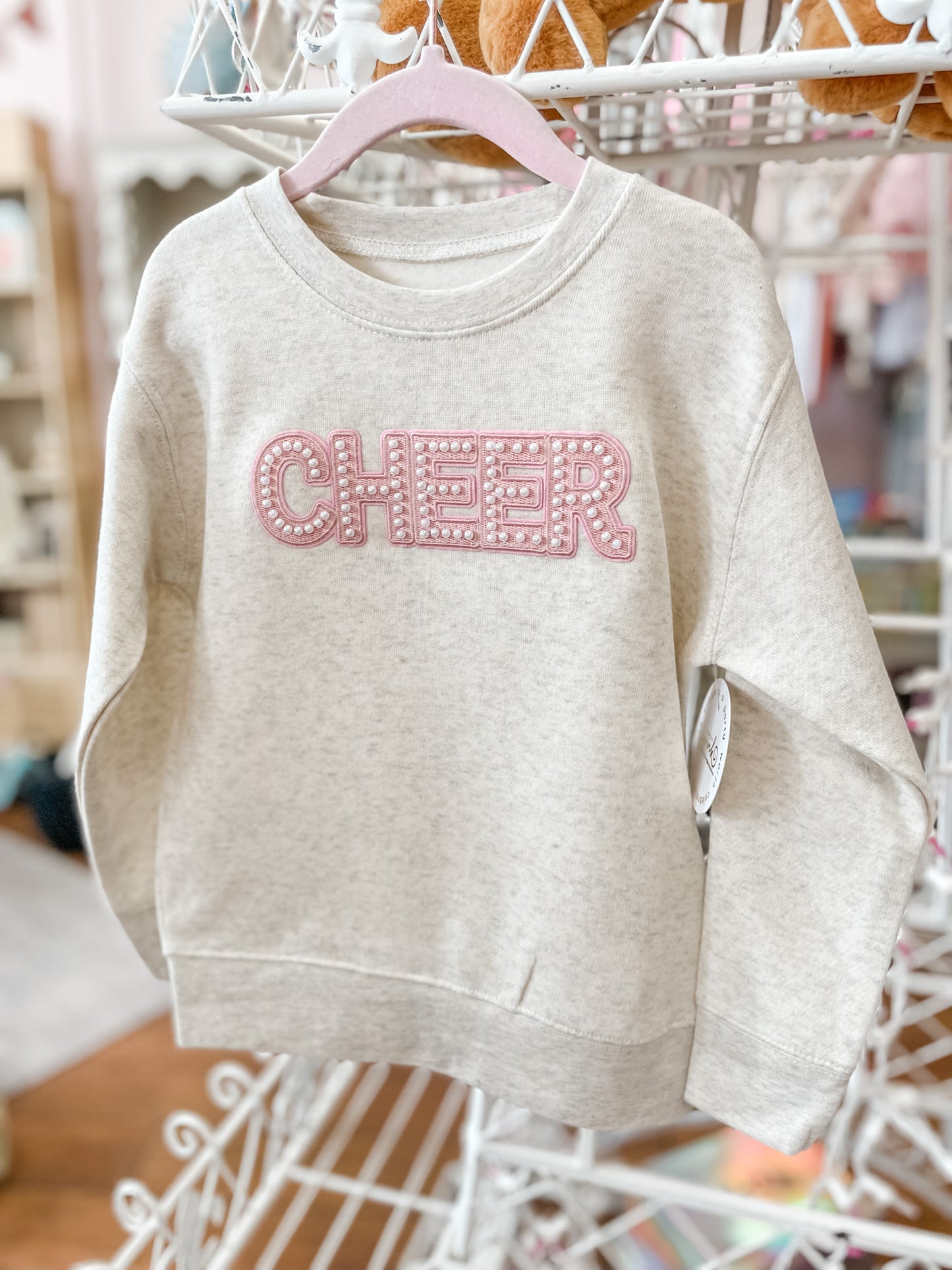 Cheer Pearl Patch Sweatshirt