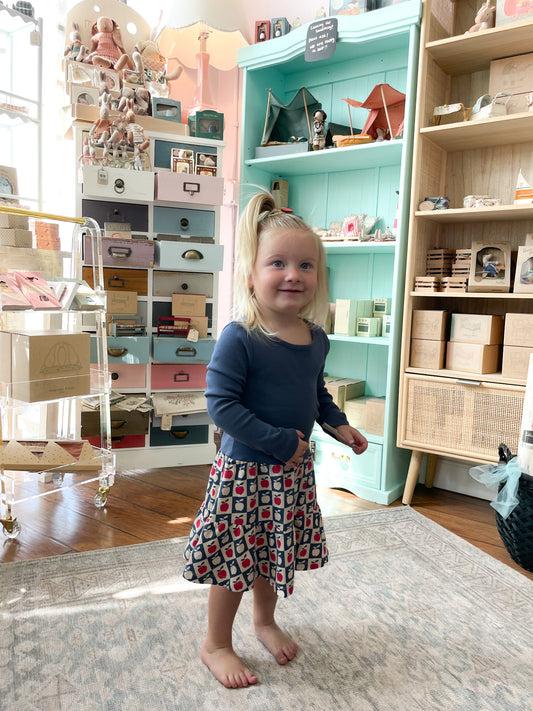 Apple Darling Twirl Dress