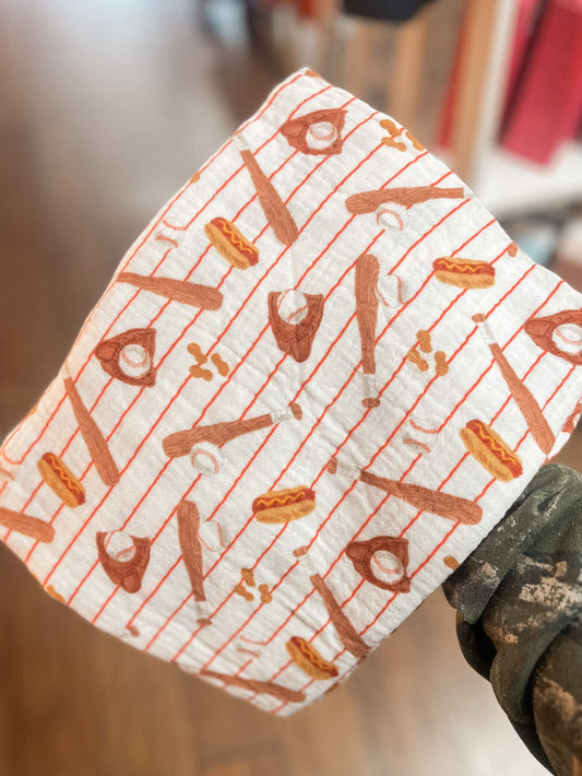 Muslin Swaddle, Baseball Game