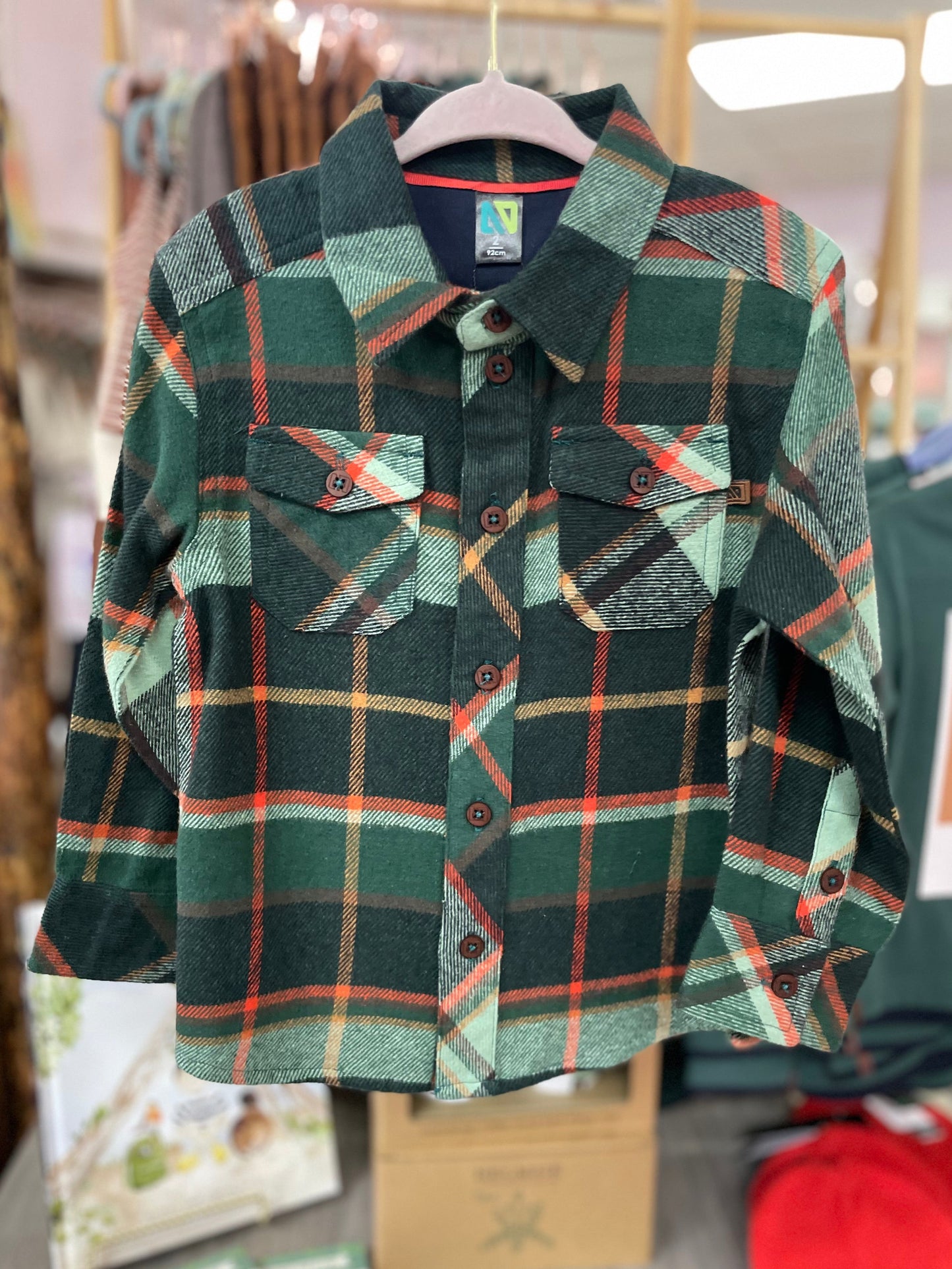 Forest Hiking Flannel
