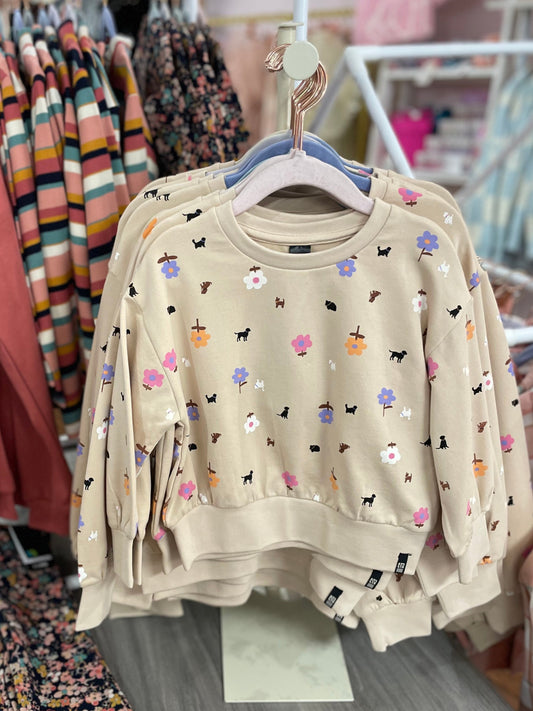 Daisies & Dogs Sweatshirt