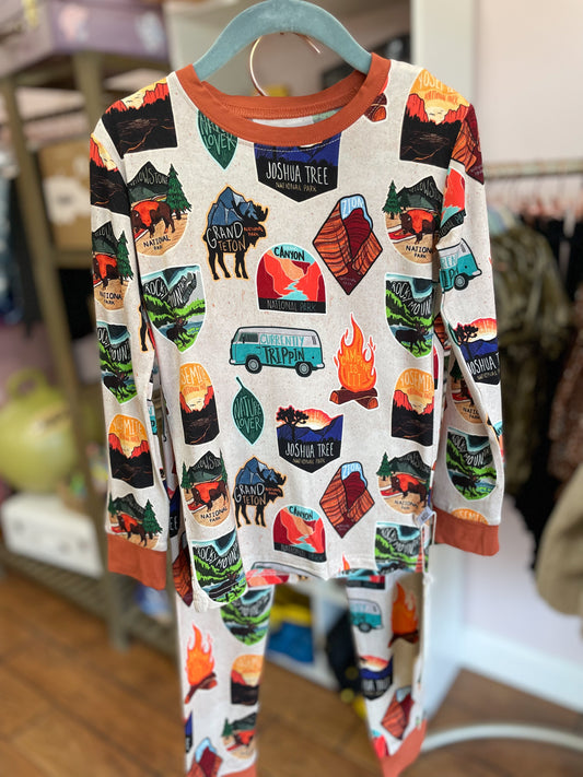 Tiny Traveler 2 Piece Pajama Set