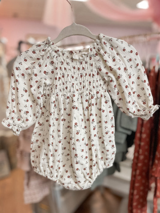 Eden Romper - Winter Ditsy