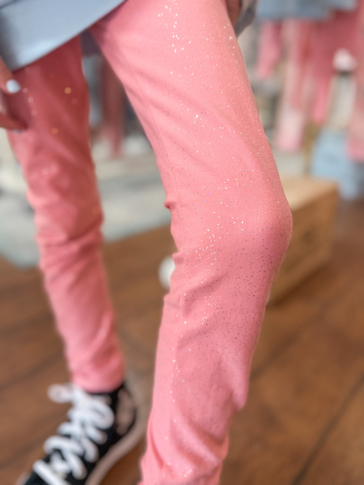 Flamingo Pink Cozy Leggings