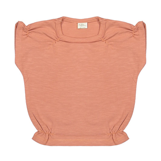 Jill - Coral Jersey Shirt