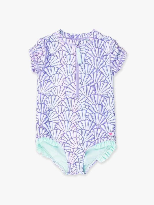 Magical Mermaid Short Sleeve Rashguard One Piece