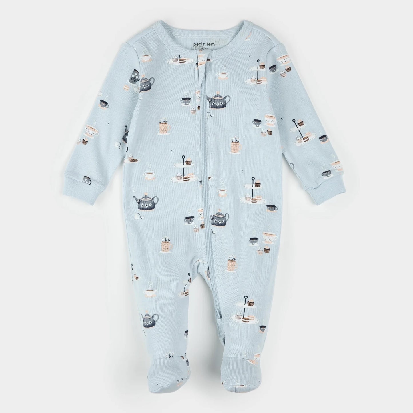 Tea Party Footie Sleeper