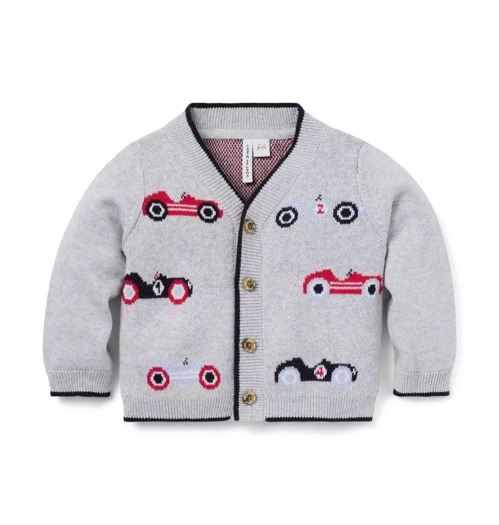 Race Car Cardigan