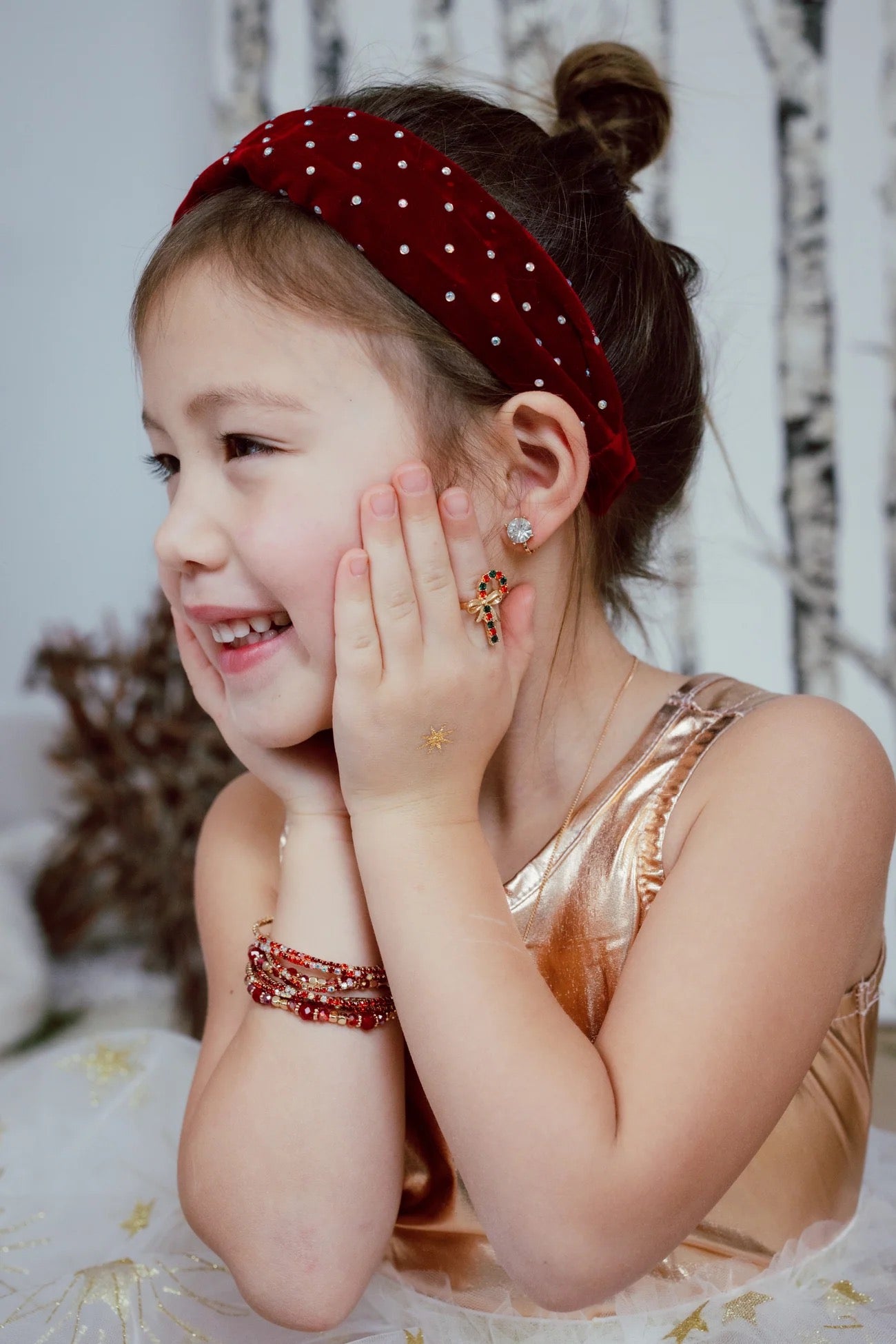 All Aglow Holiday Rings Two-Piece Set