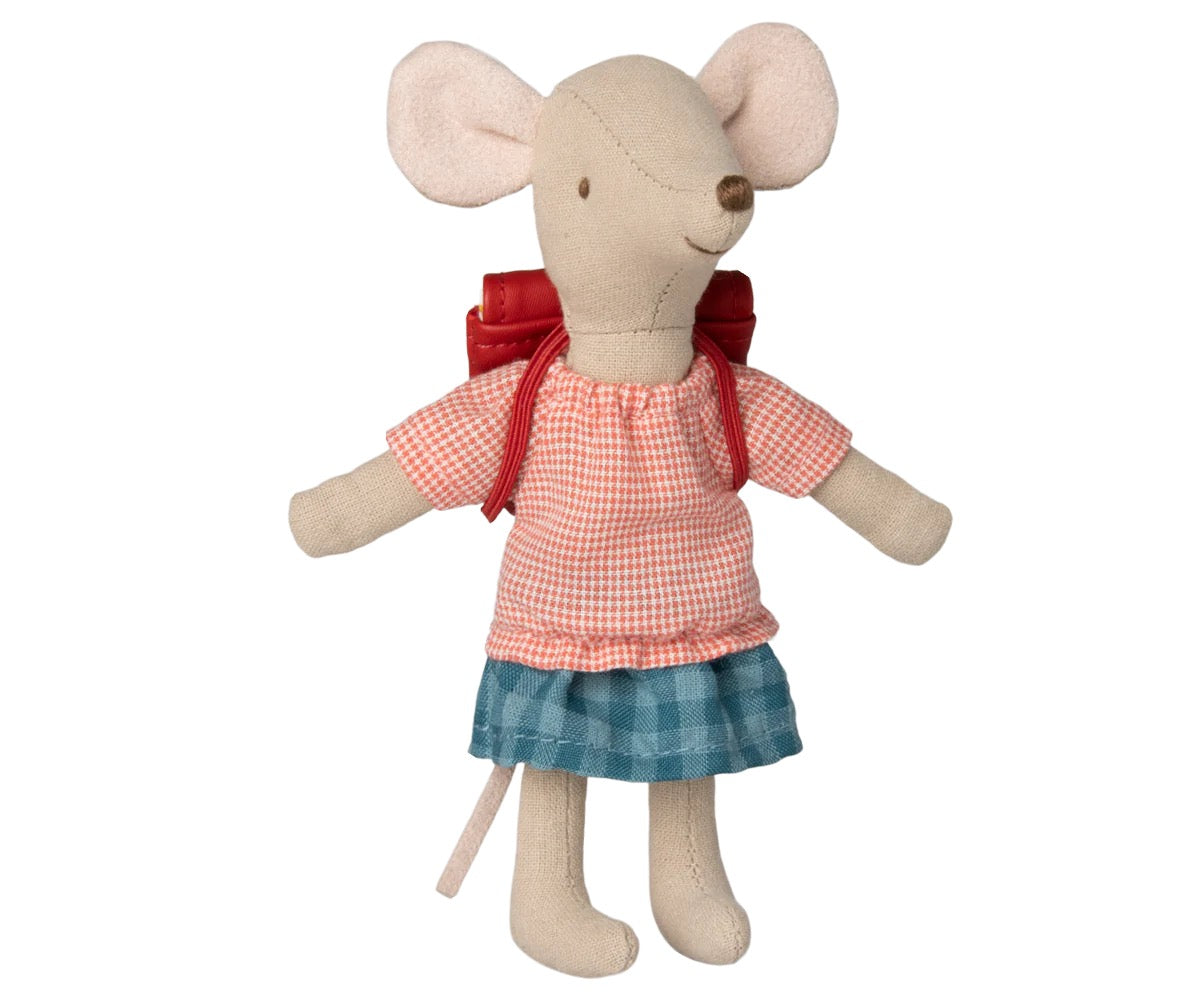 Tricycle Mouse, Big sister with Bag - Red