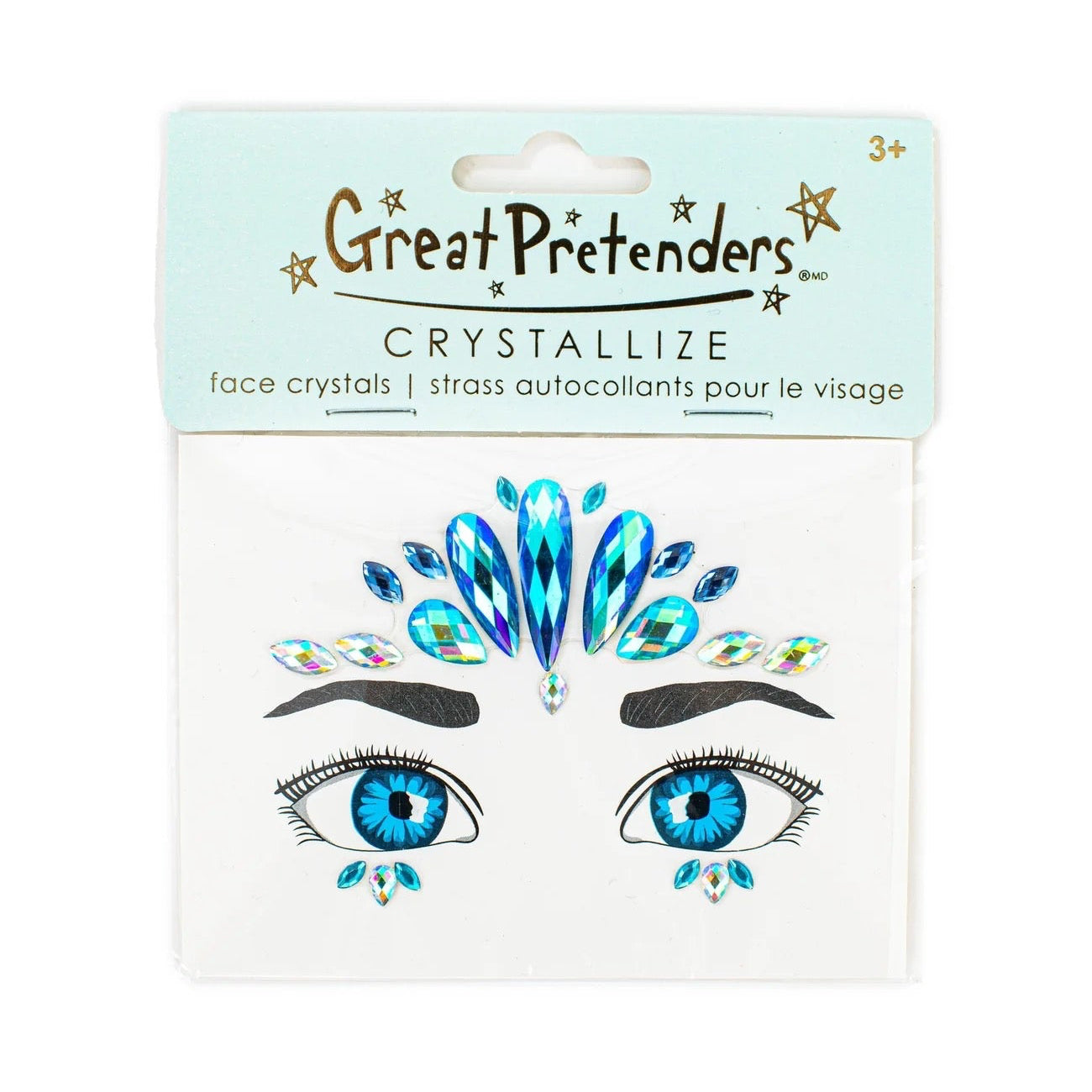 Ocean Mermaid Face Crystals