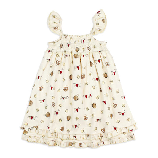 Organic Girl's Dress- Game Day