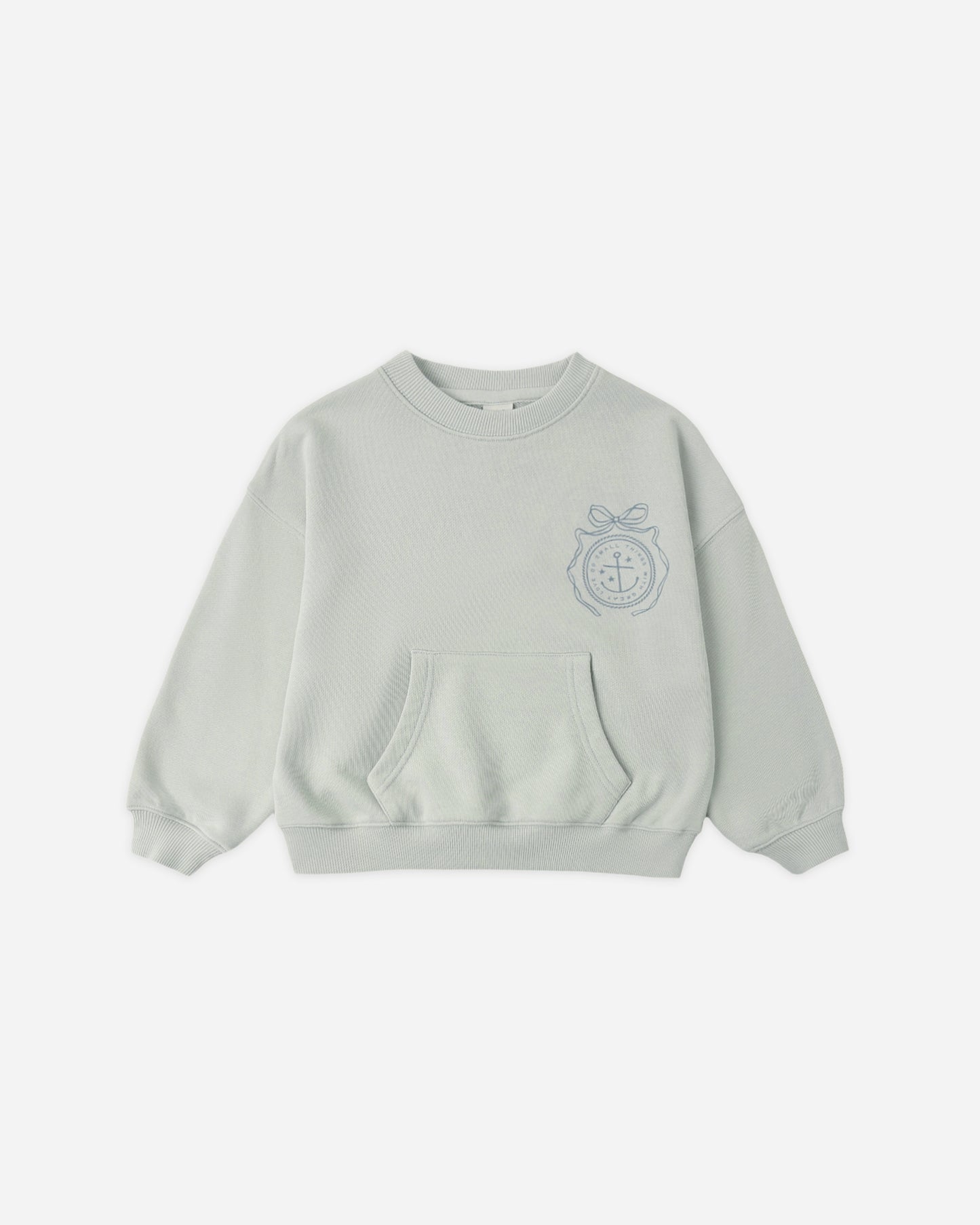 Pouch Pocket Sweatshirt - Seafoam