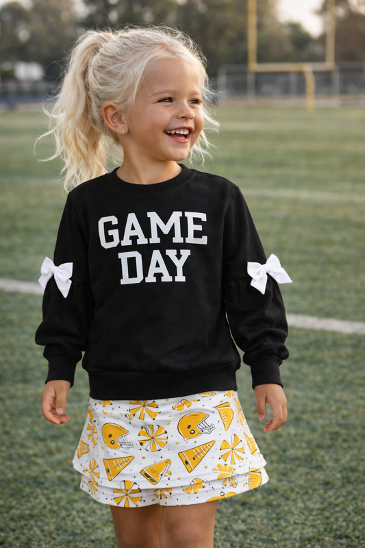 Game Day Crewneck- Black