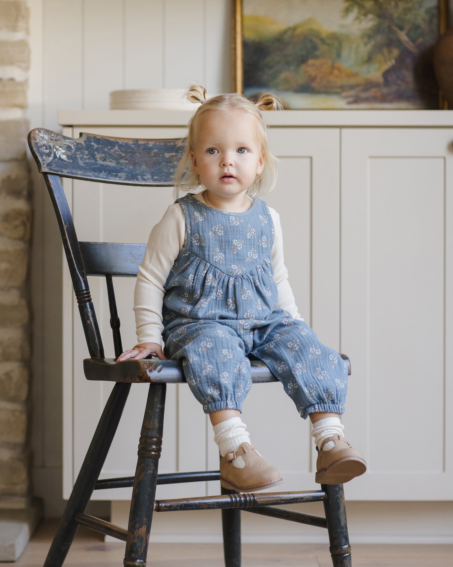Maisie Romper - Blue Floral
