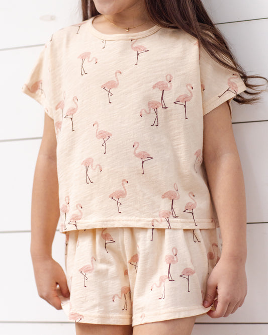 Raegan Set - Flamingo