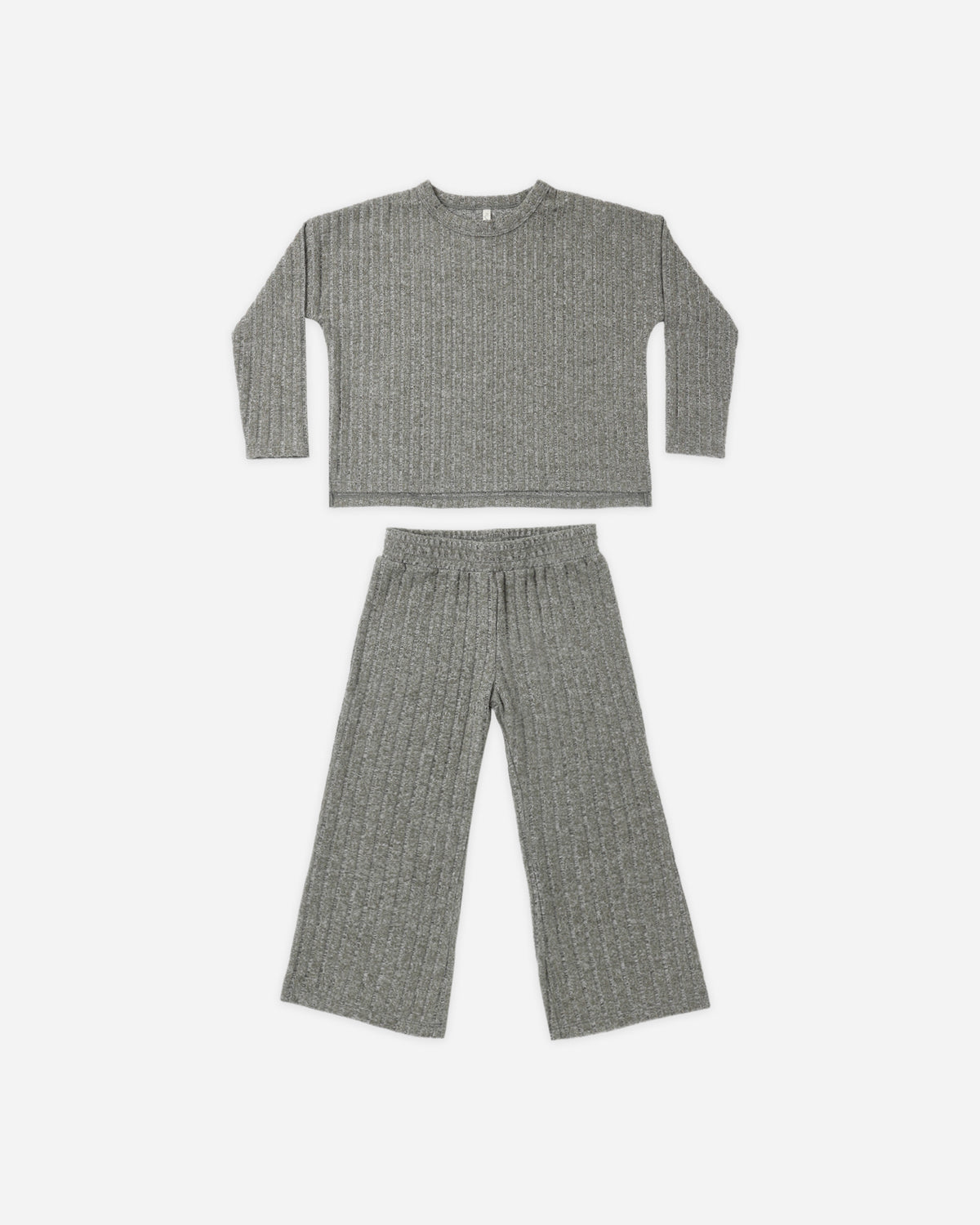 Cozy Rib Knit Set- Evergreen