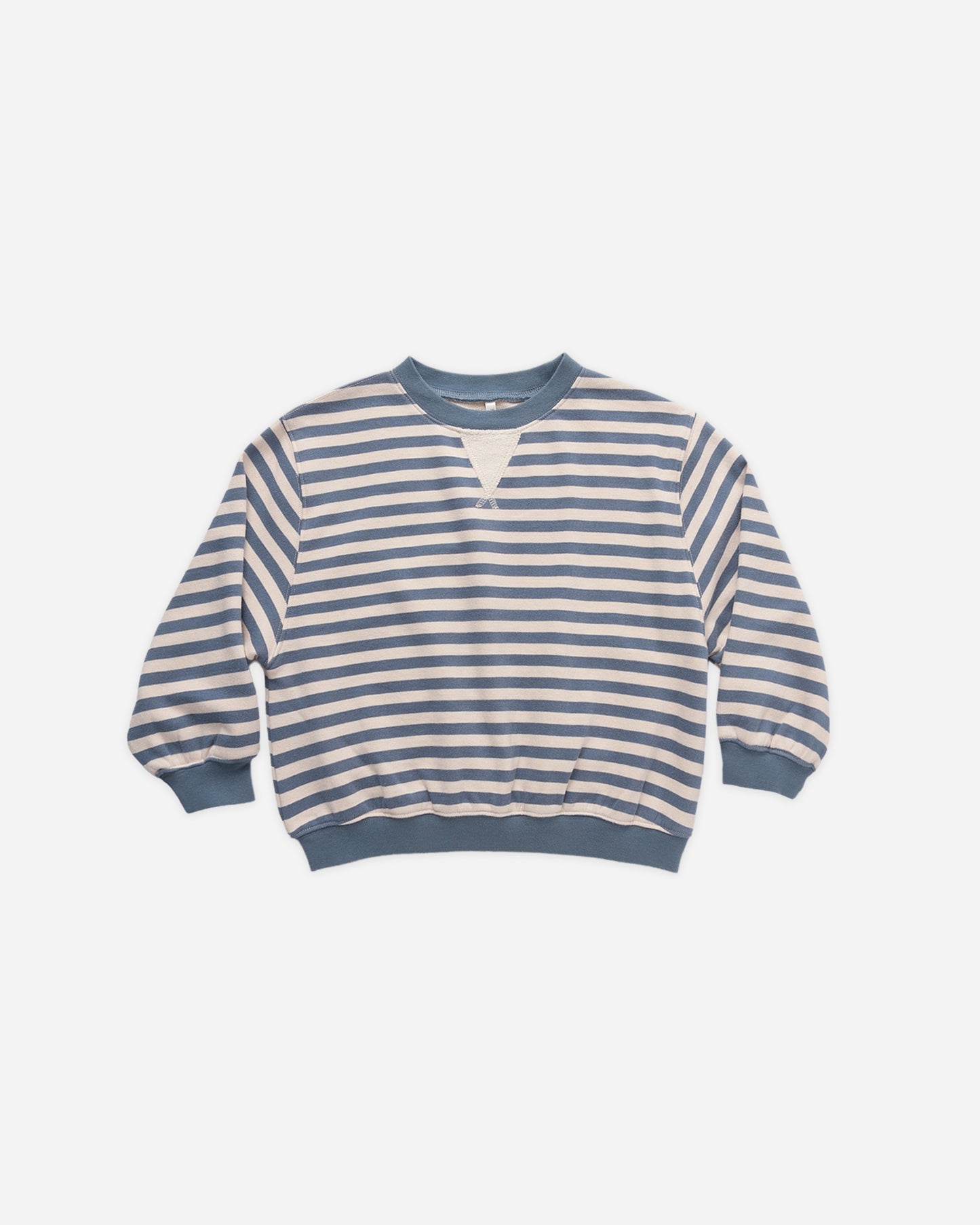 Oversized Crew - Marine Stripe
