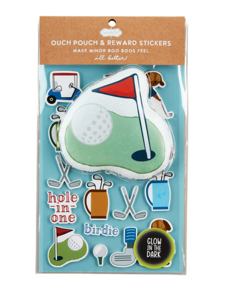 Golf Flag Ouch Pouch and Stickers
