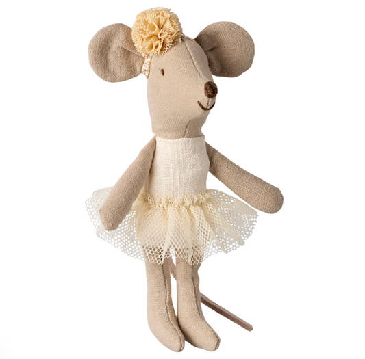 Ballerina Mouse, Little Sister - Off White