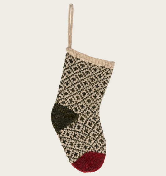 Christmas Stocking - Winter Green