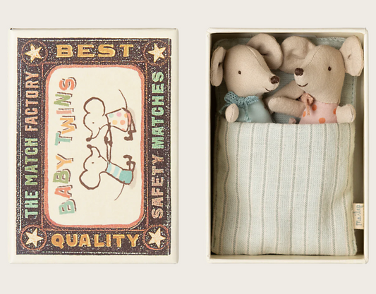 Twins, Baby Mice in Matchbox - Spring '25