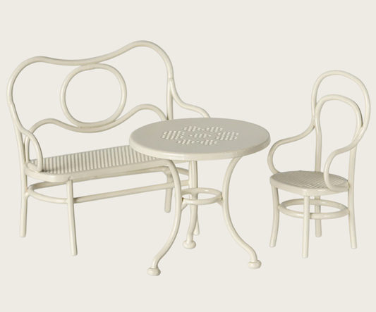 Café Set, Mouse, Small - Off White