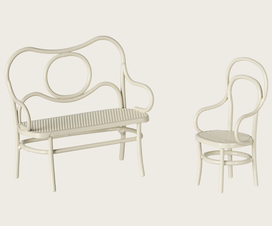 Café Set, Mouse, Small - Off White