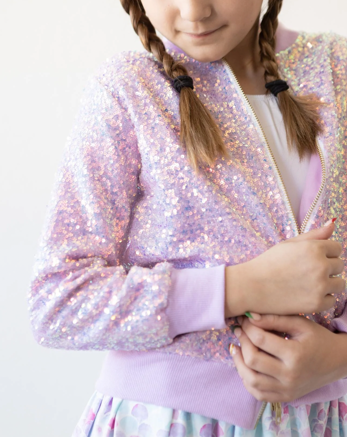 Lilac Sequin Jacket