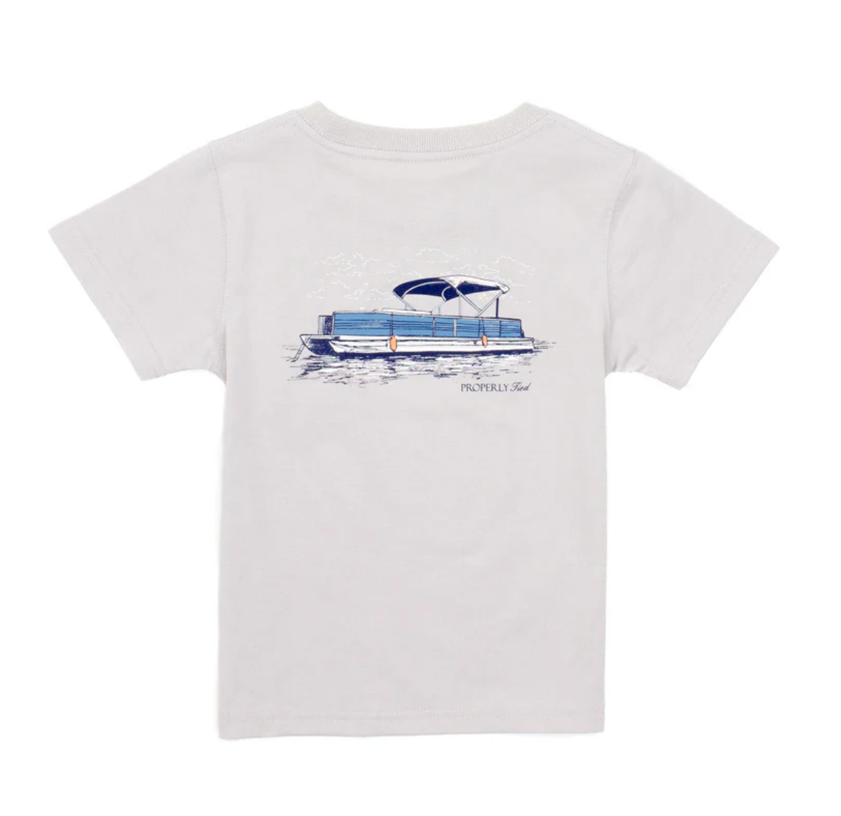 Boys Party Barge SS Ice Grey