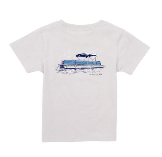 Boys Party Barge SS Ice Grey